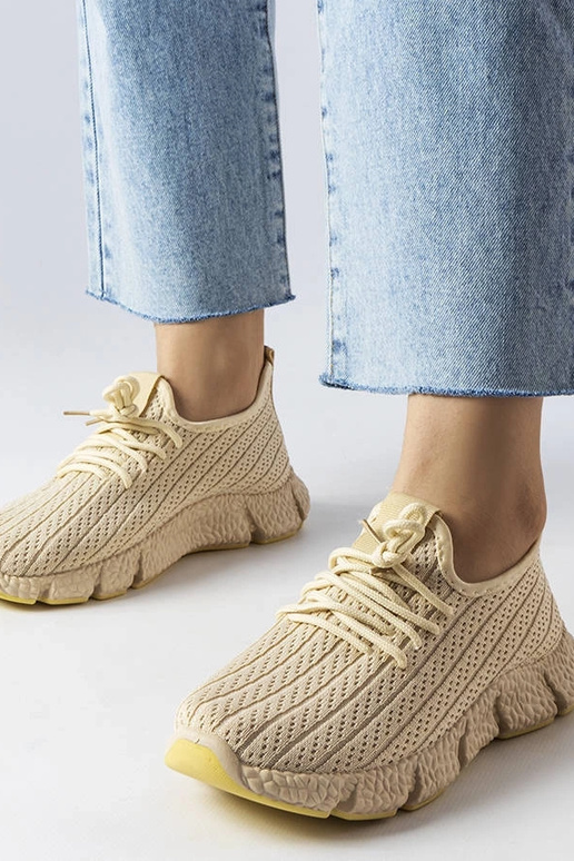 Svetlobéžové športové tenisky Élodie