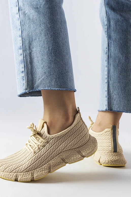 Svetlobéžové športové tenisky Élodie