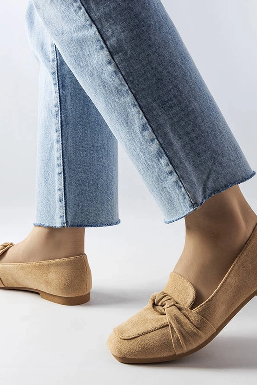 Béžové mokasíny Samika