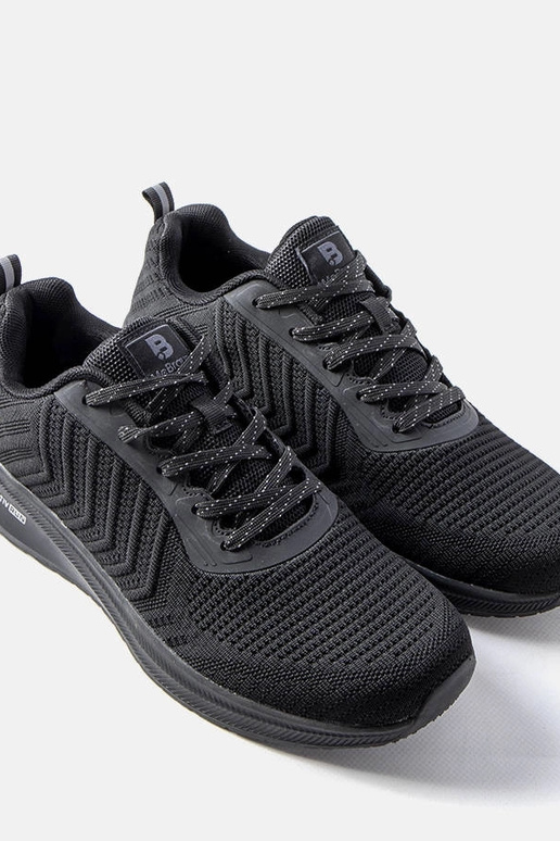 Eunaste čierne pánske športové topánky