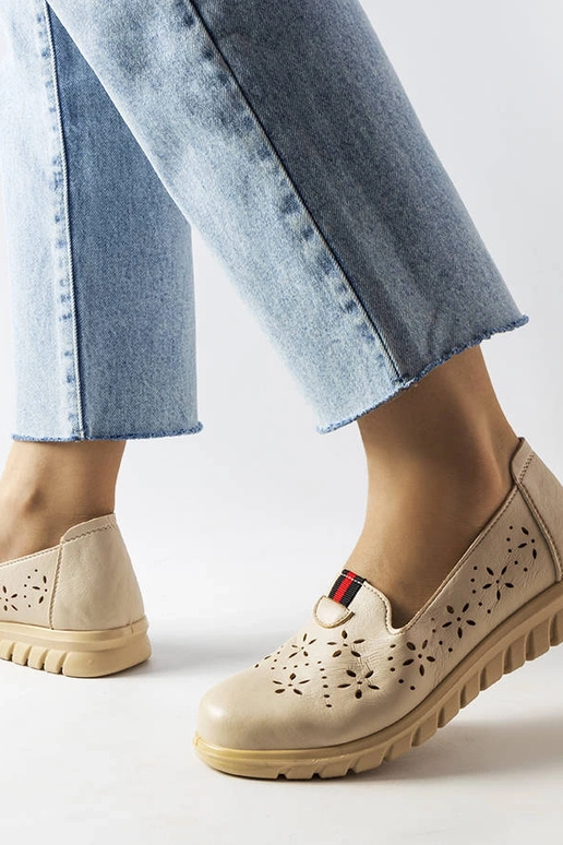 Béžové svetlé mokasíny od Joli