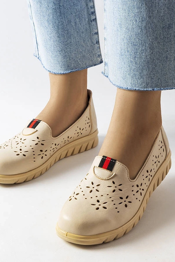 Béžové svetlé mokasíny od Joli 2