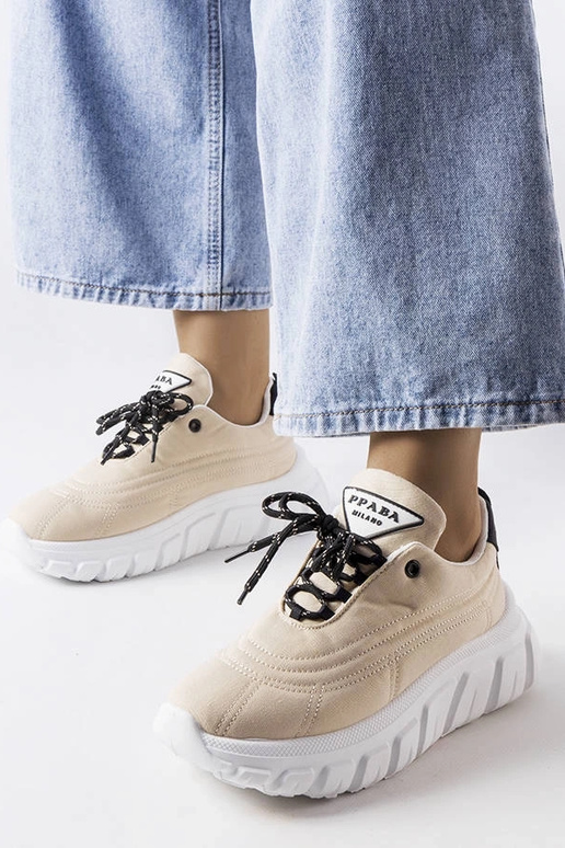 Béžové tenisky Aisys