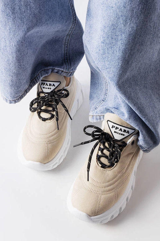 Béžové tenisky Aisys