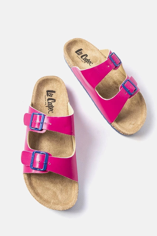 Ružové korkové šľapky, „Lee Cooper...