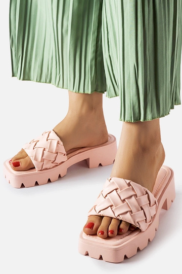 Ružové žabky Lora s...