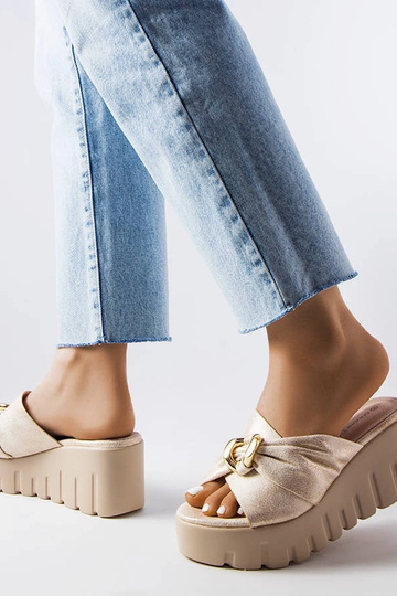 Zlaté dámske klinové... 2