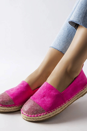Ružové espadrilky Magali na platforme 2