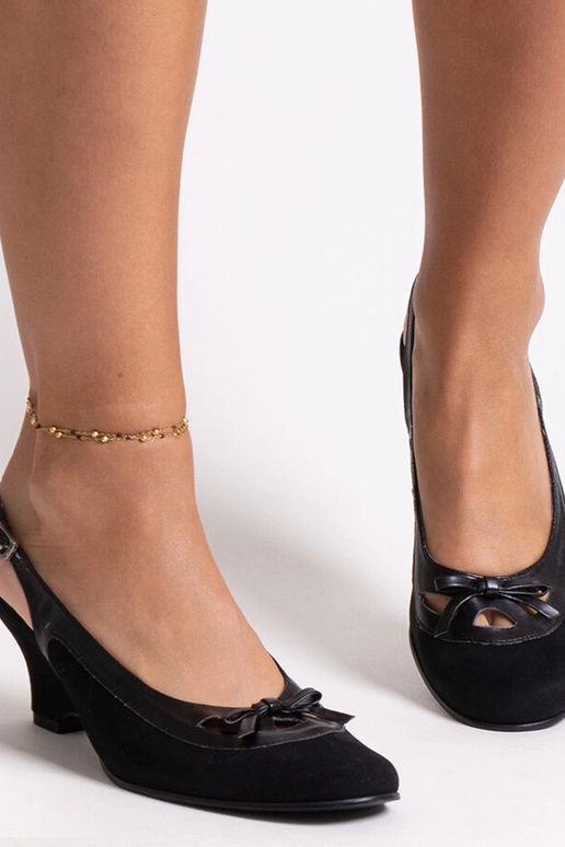 Čierne dámske lodičky