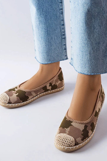 Benedum zelené nazúvacie espadrilky