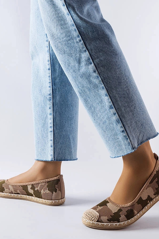 Benedum zelené nazúvacie espadrilky