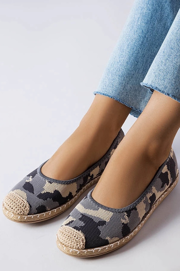 Nazúvacie espadrilky v šedej farbe Benedum 2
