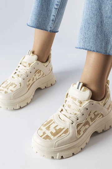 Béžové hrubé tenisky Brunswick