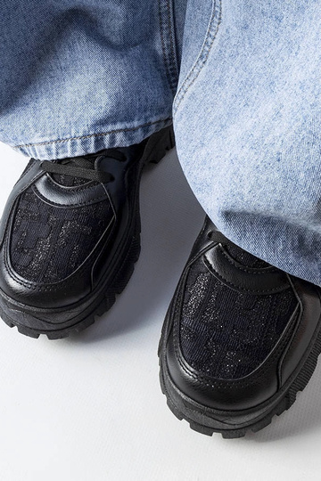 Čierne robustné tenisky... 2