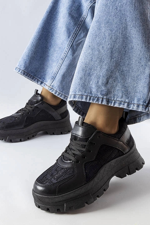 Čierne robustné tenisky Brunswick