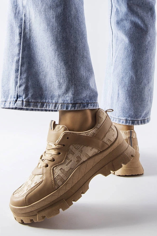 Tmavo béžové tenisky Brunswick Chunky