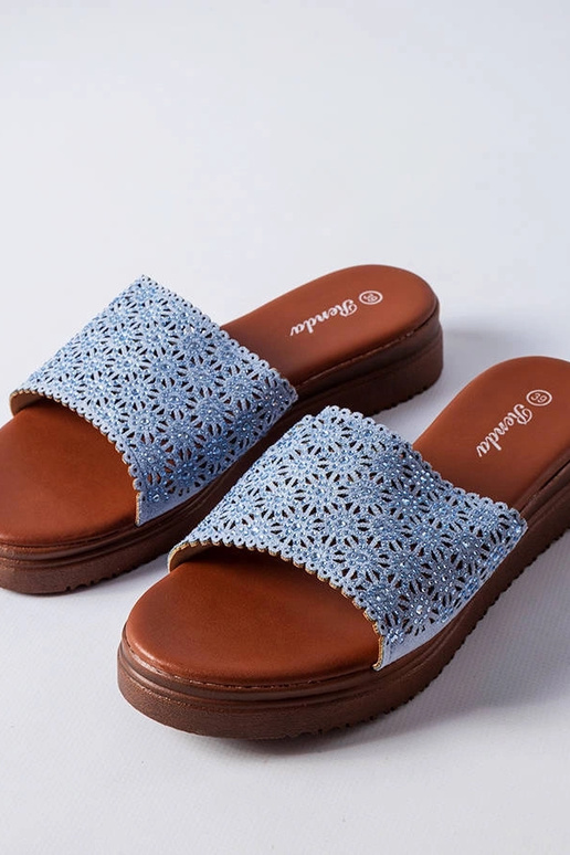 Modré prelamované sklíčka so zirkónmi...