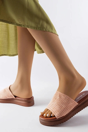 Ružové šľapky s...