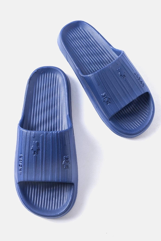 Tmavomodré pánske šľapky, „Davet"