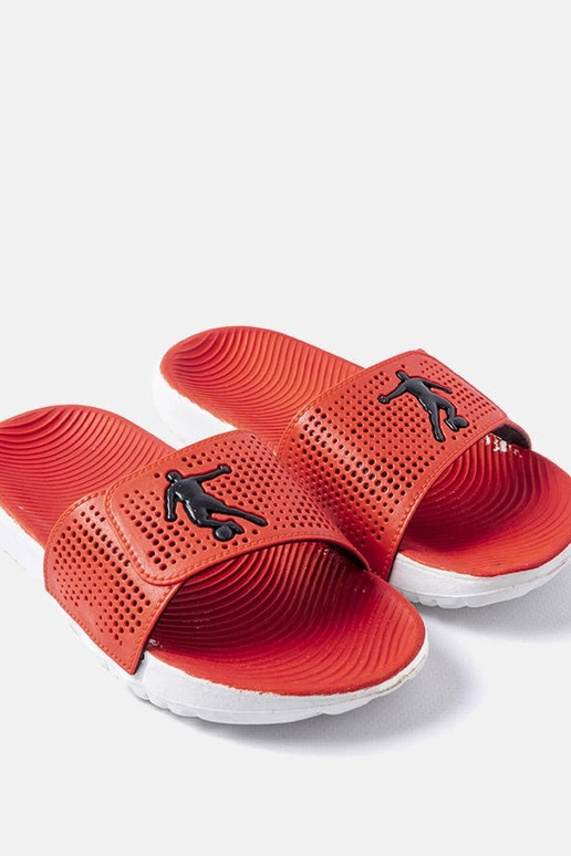 Bielo-červené gumové šľapky, „Athens"