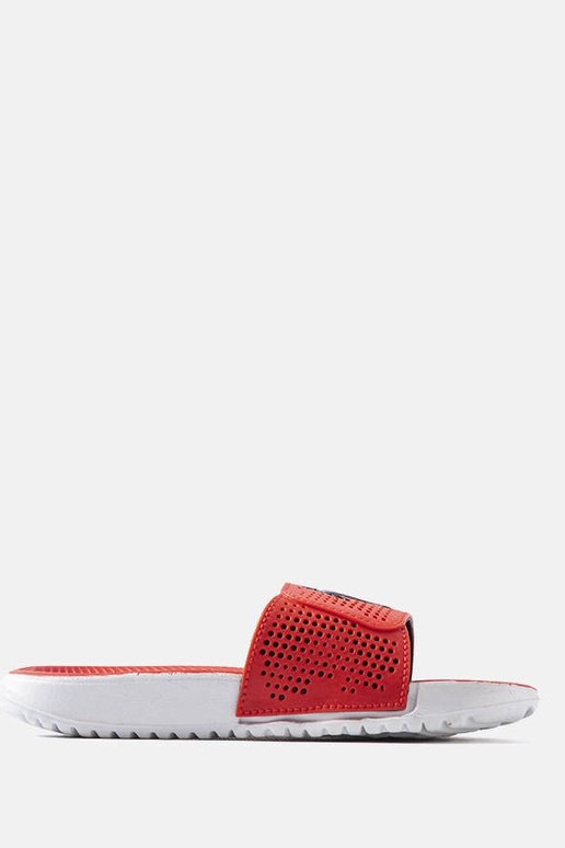 Bielo-červené gumové šľapky, „Athens"