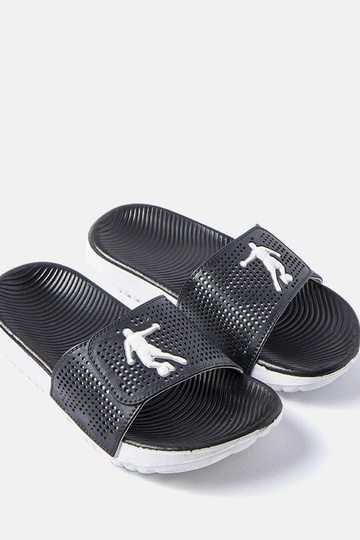 Čiernobiele gumené žabky...