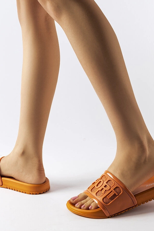 Oranžové gumené žabky Moiariello