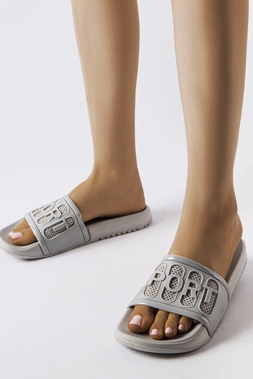 Šedé gumené žabky Moiariello