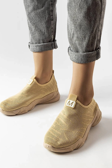 Tmavo béžové látkové dámske...