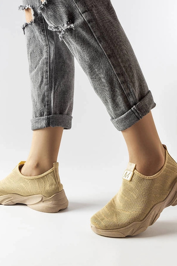 Tmavo béžové látkové dámske... 2