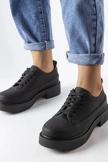 Čierne ploché topánky Merico