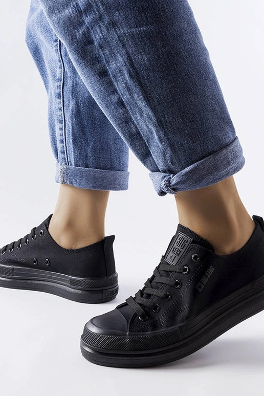 Čierne tenisky na platforme Big Star...