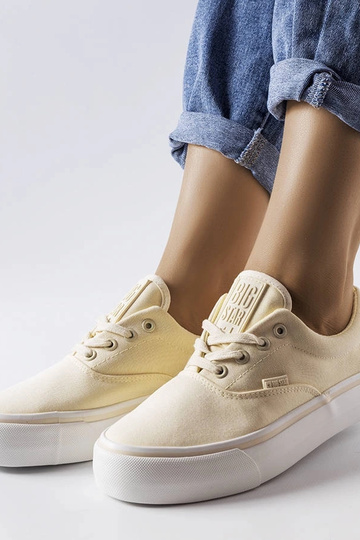 Žlté tenisky na platforme... 2