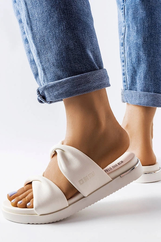 Big Star biele žabky LL274A121