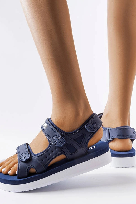 Námornícke modré penové sandále Big...