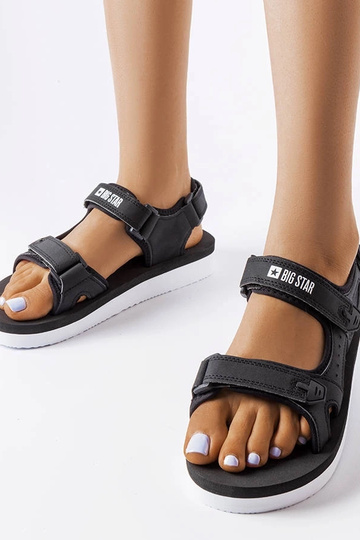 Čierne penové sandále Big...