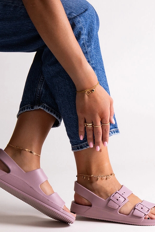 Fialové sandále Big Star LL274744