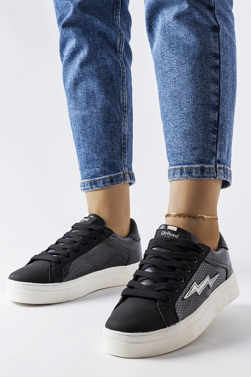 Čierne tenisky Vernadeau