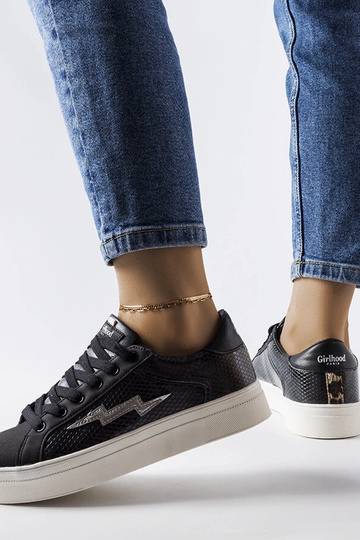 Čierne tenisky Vernadeau 2