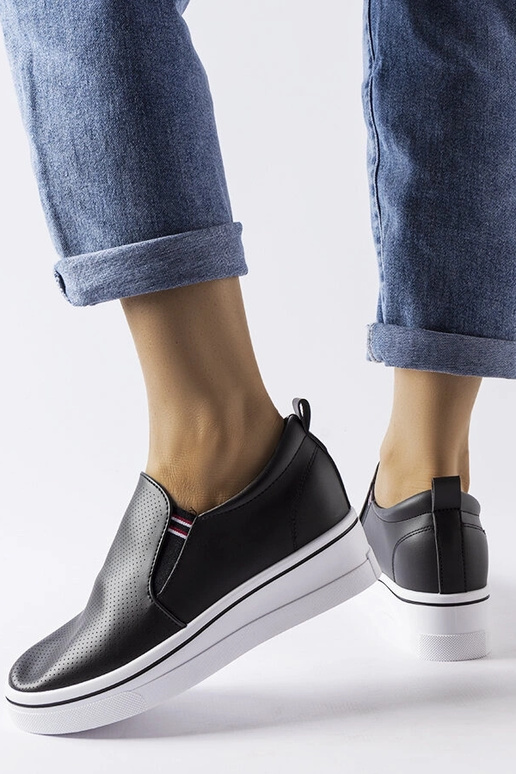 Čierne klinové tenisky Dionisia