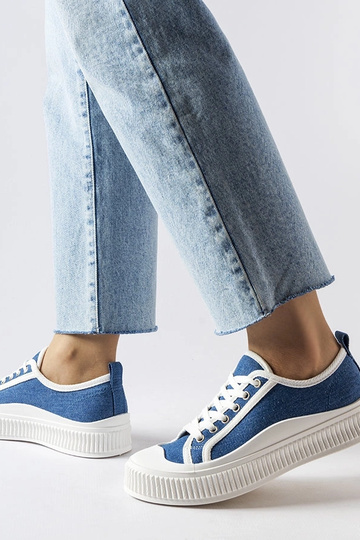 Modré topánky na platforme,... 2