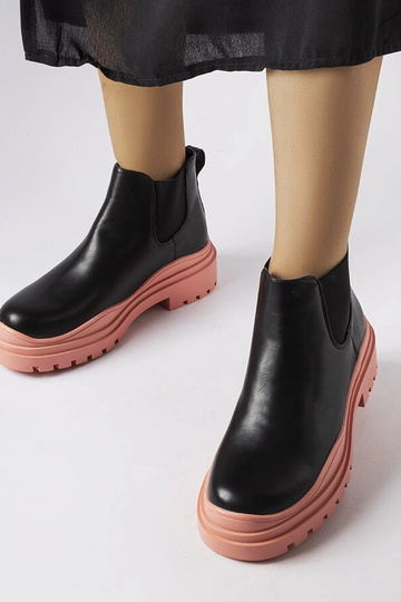 Čierne členkové čižmy na... 2