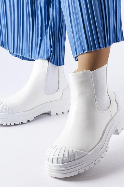 White Lange Workers s gumenými vložkami