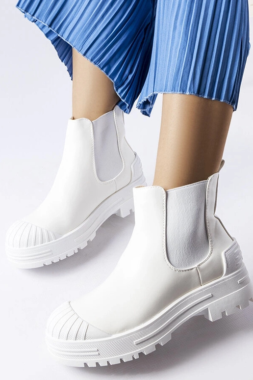 White Lange Workers s gumenými vložkami