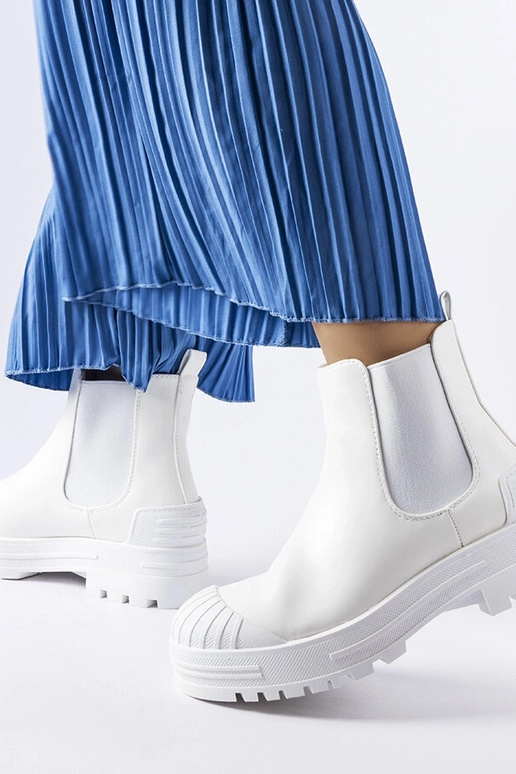 White Lange Workers s gumenými vložkami