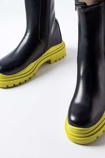 Čierne členkové čižmy s... 2