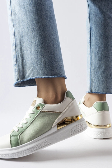 Bielo-zelené topánky so... 2