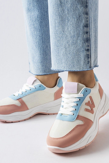 Biele-ružové-modré športové... 2