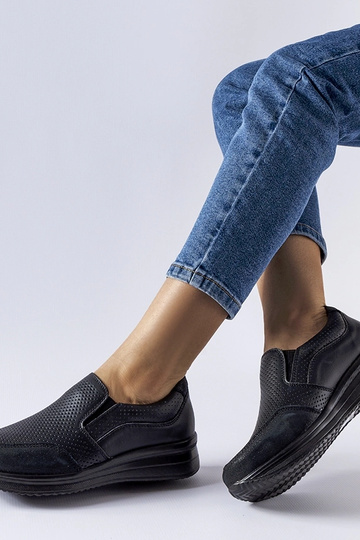 Čierne prelamované klinové... 2