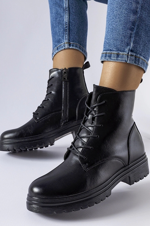 Čierne zimné trekingové topánky,...